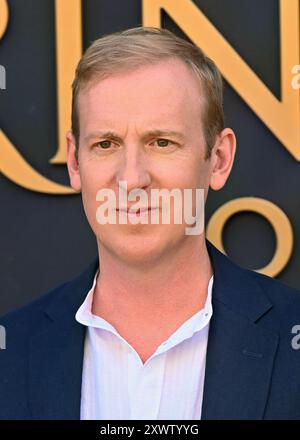 LONDRA, REGNO UNITO. 20 agosto 2024. Patrick McKay partecipa alla prima mondiale di The Lord of the Rings: The Rings of Power - stagione 2 al BFI SOUTHBANK di Londra, Regno Unito. ( Credito: Vedi li/Picture Capital/Alamy Live News Foto Stock