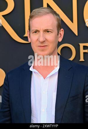 LONDRA, REGNO UNITO. 20 agosto 2024. Patrick McKay partecipa alla prima mondiale di The Lord of the Rings: The Rings of Power - stagione 2 al BFI SOUTHBANK di Londra, Regno Unito. ( Credito: Vedi li/Picture Capital/Alamy Live News Foto Stock