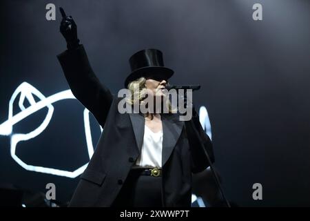 Roisin Murphy beim Off Days Festival in der Zitadelle Spandau a Berlino, 20. Agosto 2024. OFF Days Berlin *** Roisin Murphy all'Off Days Festival allo Zitadelle Spandau di Berlino, 20 agosto 2024 Off Days Berlin Foto Stock