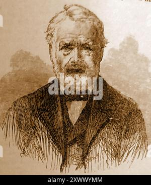 Victor-Marie Hugo, vicomte Hugo - Un ritratto del XIX secolo di Victor Marie Hugo, poeta e romanziere francese. - Portrait du XIXe siècle de Victor Marie Hugo, poète et romancier francese. Un retrato del siglo XIX de Victor Marie Hugo, poeta y novelista francés. Foto Stock