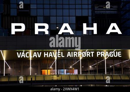 Vaclav Havel Airport Praga, Repubblica Ceca, 11 agosto 2024. (Foto CTK/Petr Svancara) Foto Stock