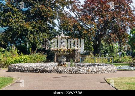 Fontana a Forbury Gardens, Reading, Berkshire Foto Stock