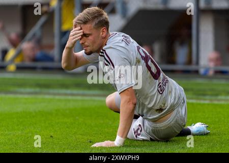 Breda, Paesi Bassi. 18 agosto 2024. BREDA, PAESI BASSI - 18 AGOSTO: Kenneth Taylor dell'Ajax durante l'incontro olandese Eredivisie tra NAC Breda e AFC Ajax al Rat Verlegh Stadion il 18 agosto 2024 a Breda, Paesi Bassi. (Foto di Joris Verwijst/Orange Pictures) credito: Orange Pics BV/Alamy Live News Foto Stock