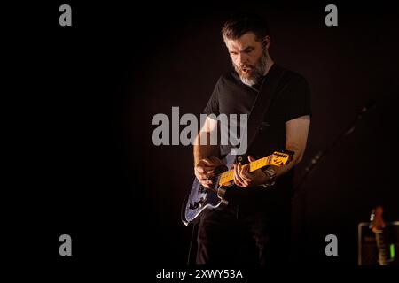 Ungheria 11 agosto 2024 gruppo editoriale dal vivo allo Sziget Festival di Budapest © Andrea Ripamonti / Alamy Foto Stock