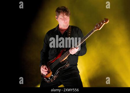 Ungheria 11 agosto 2024 gruppo editoriale dal vivo allo Sziget Festival di Budapest © Andrea Ripamonti / Alamy Foto Stock