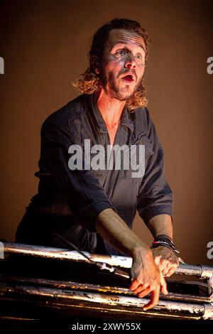 Ungheria 11 agosto 2024 gruppo editoriale dal vivo allo Sziget Festival di Budapest © Andrea Ripamonti / Alamy Foto Stock