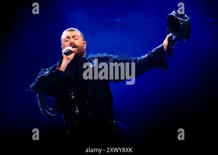 Ungheria 11 agosto 2024 Sam Smith live allo Sziget Festival di Budapest © Andrea Ripamonti / Alamy Foto Stock