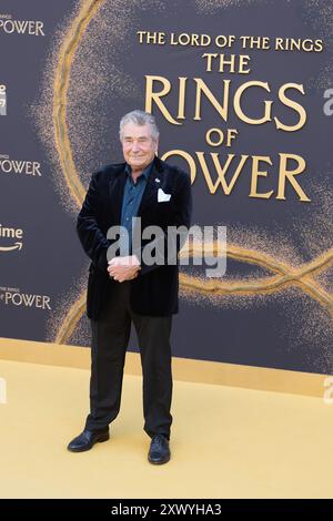 Londra, Regno Unito, 20 agosto 2024. VIC Armstrong partecipa a The Lord of the Rings: The Rings of Power, stagione 2 World Premiere Arrivals al BFI Southbank il 20 agosto 2024, a Londra, Inghilterra, Regno Unito. Credito: S.A.M./Alamy Live News Foto Stock