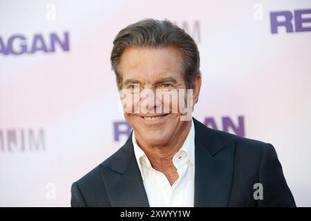 Los Angeles, Stati Uniti. 21 agosto 2024. Dennis Quaid alla premiere "Reagan" tenutasi al TCL Chinese Theatre di Hollywood, CA, 20 agosto 2024. Foto: Joseph Martinez/PictureLux credito: PictureLux/The Hollywood Archive/Alamy Live News Foto Stock