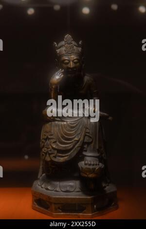 Statue buddiste in bronzo Foto Stock
