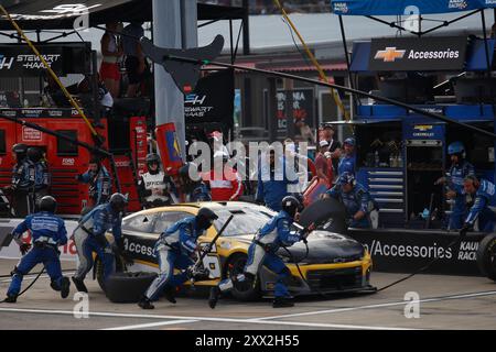 Richmond, Virginia, Stati Uniti. 11 agosto 2024. Ty Dillon fa una sosta per il Cook Out 400 a Richmond, Virginia, USA. (Credit Image: © Walter G. Arce Sr./ASP via ZUMA Press Wire) SOLO PER USO EDITORIALE! Non per USO commerciale! Foto Stock