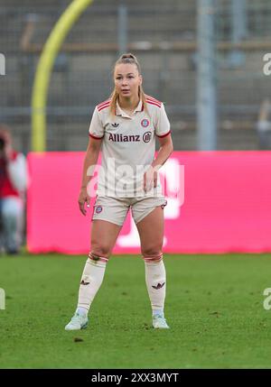 Weronika Zawistowska, FCB Damen 24 nella partita di calcio femminile FC BAYERN Muenchen - JUVENTUS TORINO 0-0 il 20 agosto 2024 a Monaco, Germania. Stagione 2024/2025, 1.Bundesliga, FCB, Monaco, Google Pixel, Frauen Bundesliga giorno di partita x, x.. Spieltag Photographer: Immagini ddp/immagini a stella Foto Stock