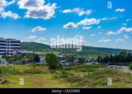 Vista della parte asiatica di Istanbul Foto Stock