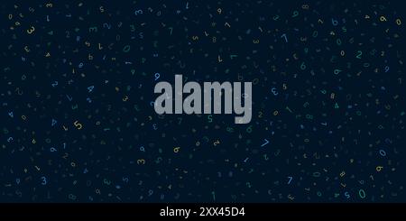 Vari colori scuri posizionati casualmente, dimensionati e orientati campitura - trama, sfondo, elemento di disegno in formato vettoriale modificabile Illustrazione Vettoriale