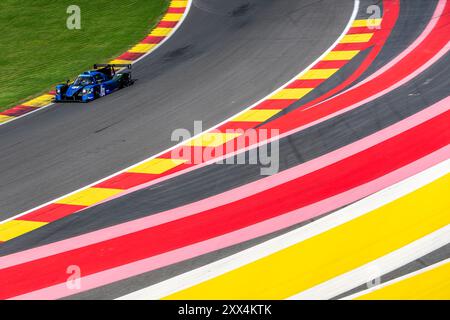 Francorchamps, Belgio, 21 agosto 2024,#84 ANS Motorsport (fra) Ligier JS P320/Nissan (LMP3) Julien Lemoine (fra)/Paul Trojani (fra), durante il quarto round della 2024 Michelin le Mans Cup al Circuit de Spa-Francorchamps (Belgio), il 21 agosto 2024- Photo Kristof Vermeulen/Credit Kristof Vermeulen/Alamy Live News Foto Stock