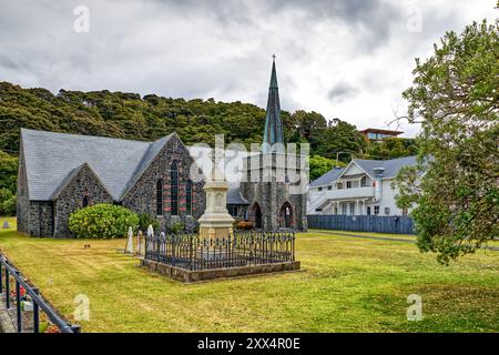 Chiesa Anglicana di St Pauls a Paihia, Bay of Islands, Isola del Nord, nuova Zelanda Foto Stock