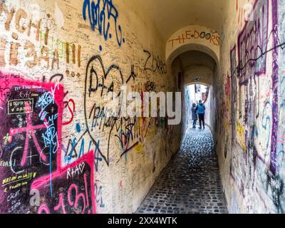 Strada Sforii, Brasov, Romania Foto Stock
