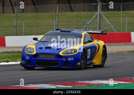 Robert Oldershaw, Aston Martin DBRS9, Masters Historic Racing, Masters Race Weekend, Masters GT Trophy, due gare di quarantacinque minuti nel fine settimana Foto Stock