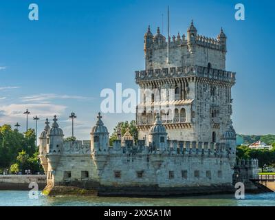 Torre di Belém, Lisbona, Portogallo. Foto Stock