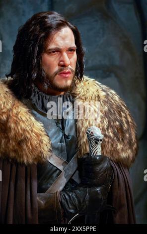 Kit Harington (famoso per il suo ruolo di Jon Snow nel Trono di Spade) figura nel Museo delle cere di Barcellona, Spagna Foto Stock