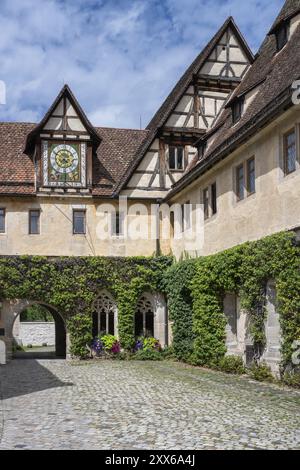 Monastero e palazzo di Bebenhausen, ex abbazia cistercense, distretto di Tuebingen, Baden-Wuerttemberg, Germania, Europa Foto Stock