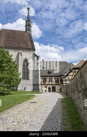 Monastero e palazzo di Bebenhausen, ex abbazia cistercense, distretto di Tuebingen, Baden-Wuerttemberg, Germania, Europa Foto Stock