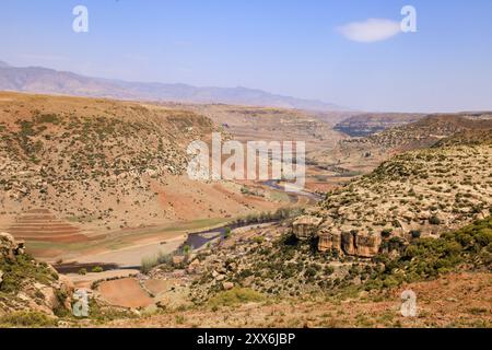 Il Regno nelle nuvole, il Lesotho ha molte splendide vedute Foto Stock