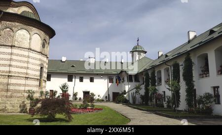 Cattedrale ortodossa della Santissima Trinità del Monastero di Cozia, Transilvania, Romania, Europa Foto Stock