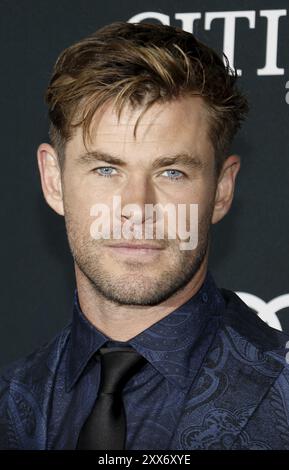 Chris Hemsworth alla prima mondiale di "Avengers: Endgame" tenutasi al LA Convention Center di Los Angeles, USA il 22 aprile 2019 Foto Stock
