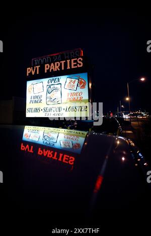 La mafia sta subendo gravi colpi da parte degli informatori che collaborano con le autorità. Il Coachman's Inn. Ai tempi, Spilotro amava stare qui. Foto Stock