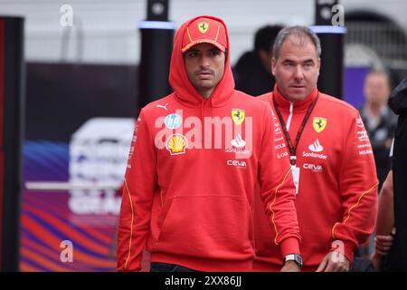 55 Carlos Sainz (Scuderia Ferrari HP, #55), NDL, Formel 1 Weltmeisterschaft, Gran Premio d'Olanda, circuito Zandvoort, 23.08.2024 foto: Eibner-Pressefoto/Annika Graf Foto Stock