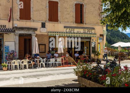 Francia, Drôme, Drôme provenzale, Châtillon-en-Diois, etichettato Les Plus Beaux Villages de France Foto Stock