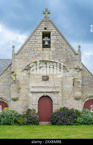 Francia, Finistere, Costa di Legendes, Kerlouan, Cappella di Sant'Egarec del XV secolo Foto Stock