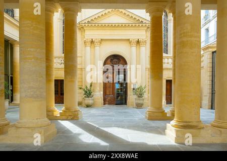 Francia, Herault, Montpellier, centro storico, camera di commercio di Herault Foto Stock