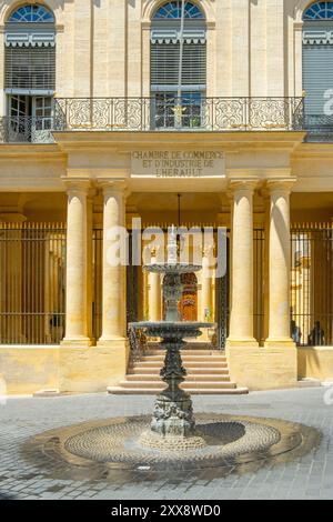 Francia, Herault, Montpellier, centro storico, camera di commercio di Herault Foto Stock