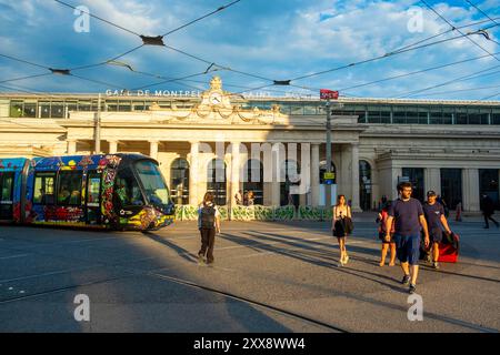 Francia, Herault, Montpellier, Montpellier Saint Roch Foto Stock