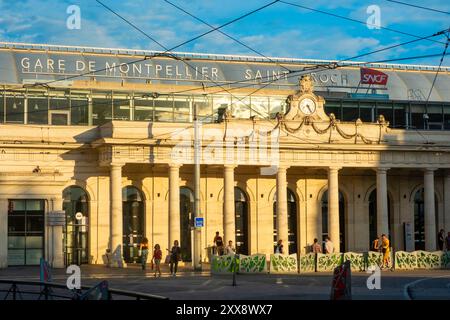 Francia, Herault, Montpellier, Montpellier Saint Roch Foto Stock