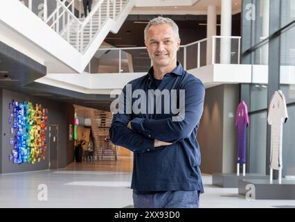 Francoforte sul meno, Germania. 23 agosto 2024. 23.08.2024, Vorstellungs-Pressekonferenz von Bundestrainer Christian Wueck, Deutschland, Francoforte sul meno, DFB-Campus, Bundestrainer Christian Wueck credito: dpa/Alamy Live News Foto Stock