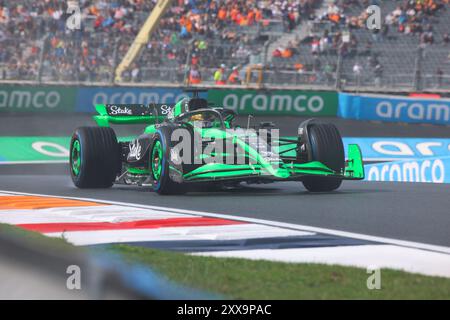 Robert Shwartzman (Stake F1 Team Kick Sauber, Ersatzfahrer), FP1, prove libere 1, Freies Training 1, NDL, Formel 1 Weltmeisterschaft, Gran Premio d'Olanda, circuito di Zandvoort, 23.08.2024 foto: Eibner-Pressefoto/Annika Graf Foto Stock