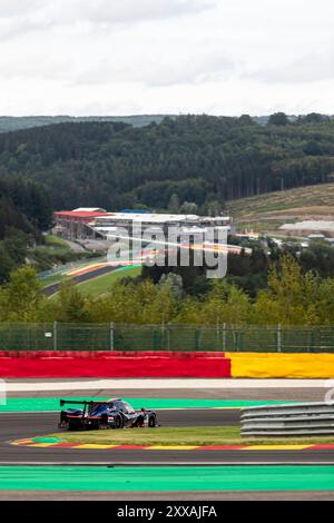 Francorchamps, Belgio, 23 agosto 2024,#11 Eurointernational (Ita) - Ligier JS P320/Nissan (LMP3) - Matthew Richard Bell (GBR) Adam Ali (CAN) durante il quarto round della Michelin le Mans Cup 2024 al Circuit de Spa-Francorchamps (Belgio), il 23 agosto 2024 - Photo Kristof Vermeulen Photography - Credit Kristof Vermeulen/Alamy Live News Foto Stock