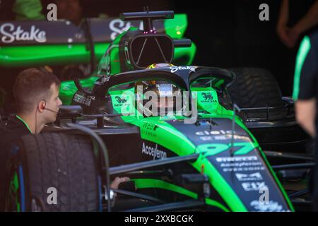 Zandvoort, Paesi Bassi. 23 agosto 2024. #97 Robert Shwartzman (ISR, Stake F1 Team Kick Sauber), Gran Premio di F1 dei Paesi Bassi sul circuito di Zandvoort il 23 agosto 2024 a Zandvoort, Paesi Bassi. (Foto di HOCH ZWEI) credito: dpa/Alamy Live News Foto Stock
