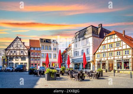 Città vecchia di Soest, Germania Foto Stock