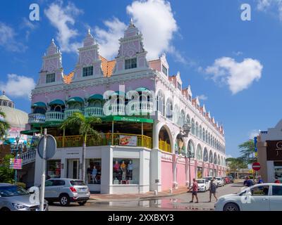 Royal Plaza Mall, Oranjestad City, Aruba, Indie occidentali, Caraibi - circa 2018 Foto Stock