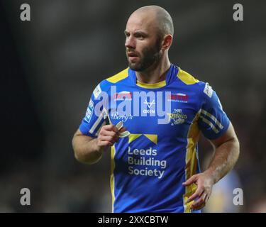 Leeds, Regno Unito. 23 agosto 2024. Matt Frawley dei Leeds Rhinos durante la partita del Betfred Super League Round 23 Leeds Rhinos vs Catalans Dragons all'Headingley Stadium di Leeds, Regno Unito, 23 agosto 2024 (foto di Alfie Cosgrove/News Images) a Leeds, Regno Unito il 23/8/2024. (Foto di Alfie Cosgrove/News Images/Sipa USA) credito: SIPA USA/Alamy Live News Foto Stock