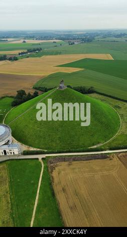Foto drone campo di battaglia di Waterloo Belgio europa Foto Stock