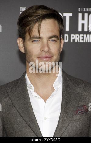 Chris Pine alla prima mondiale di "The Finest Hours" tenutasi al TCL Chinese Theatre di Hollywood, USA il 25 gennaio 2016 Foto Stock