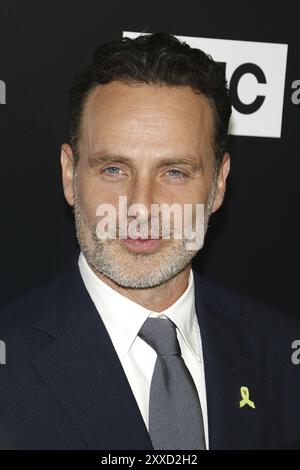 Andrew Lincoln alla prima di "The Walking Dead" di AMC stagione 9 tenutasi al DGA Theater di Los Angeles, USA il 27 settembre 2018 Foto Stock