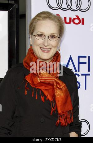 Meryl Streep all'AFI FEST 2008 Opening Night Film Premiere di "Doubt" tenutasi al Grauman's Chinese Theater di Hollywood il 30 novembre 2008 Foto Stock