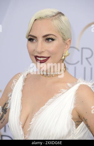 Lady Gaga al 25° Annual Screen Actors Guild Awards tenutosi al Shrine Auditorium di Los Angeles, USA il 27 gennaio 2019 Foto Stock