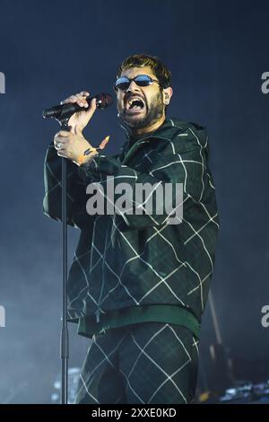 REGNO UNITO. 23 agosto 2024. LONDRA, INGHILTERRA - 23 AGOSTO: Jai Paul si esibisce a All Points East, Victoria Park il 23 agosto 2024 a Londra, Engalnd. CAP/Mar © Mar/Capital Pictures credito: Capital Pictures/Alamy Live News Foto Stock